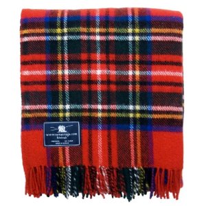 Royal Stewart Tartan Premium Wool Throw